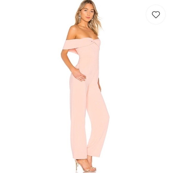 Lovers + Friends Pink Danika Jumpsuit Revolve - Picture 2 of 3
